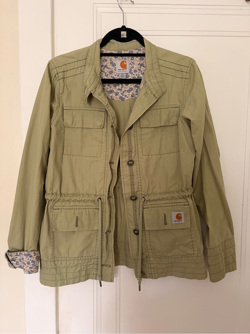 Carhartt Women's Olive Lightweight Utility Jacket